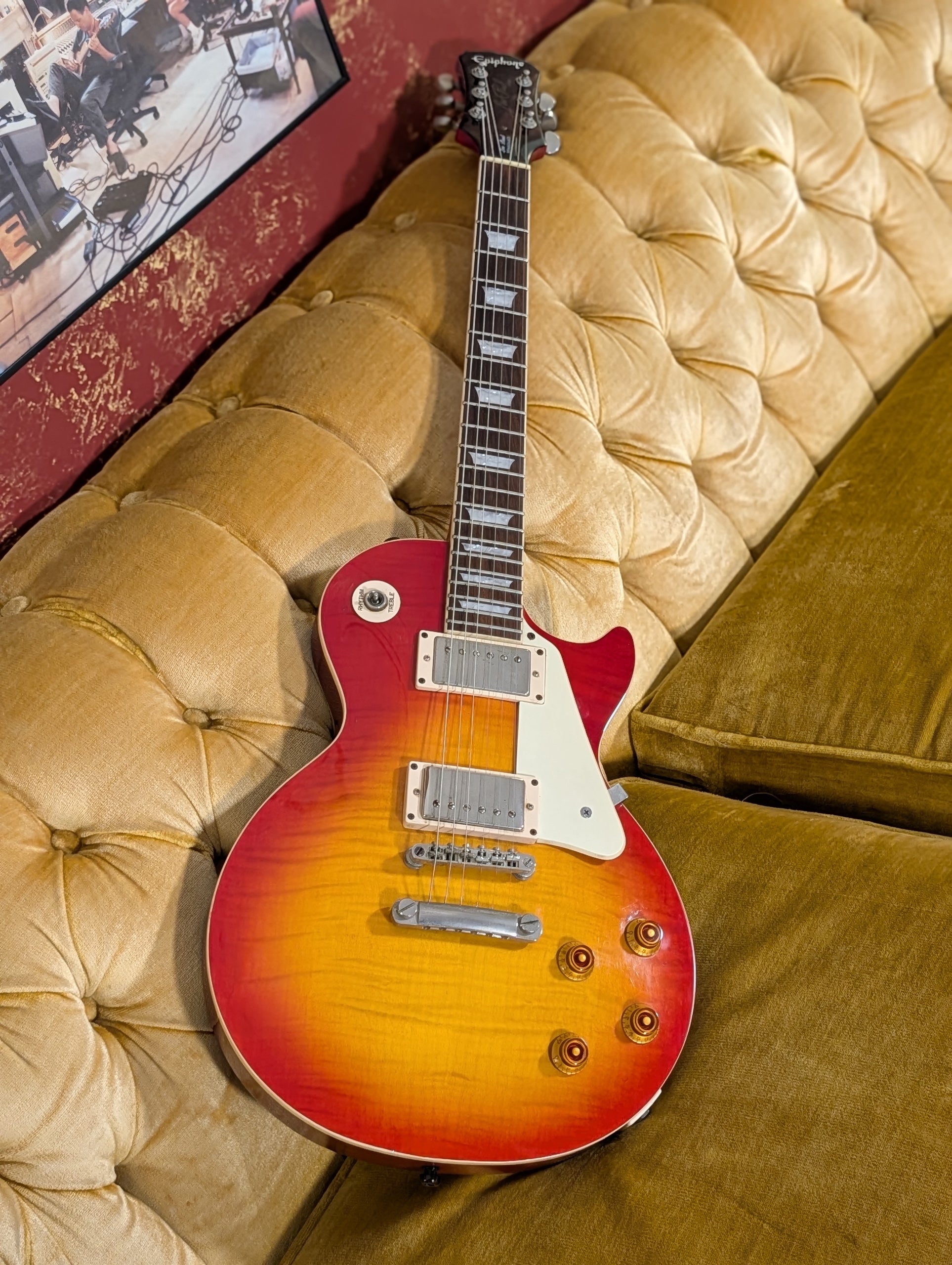 Epiphone Les Paul Standard Plus Top : SN 0909121952 | Tone Central