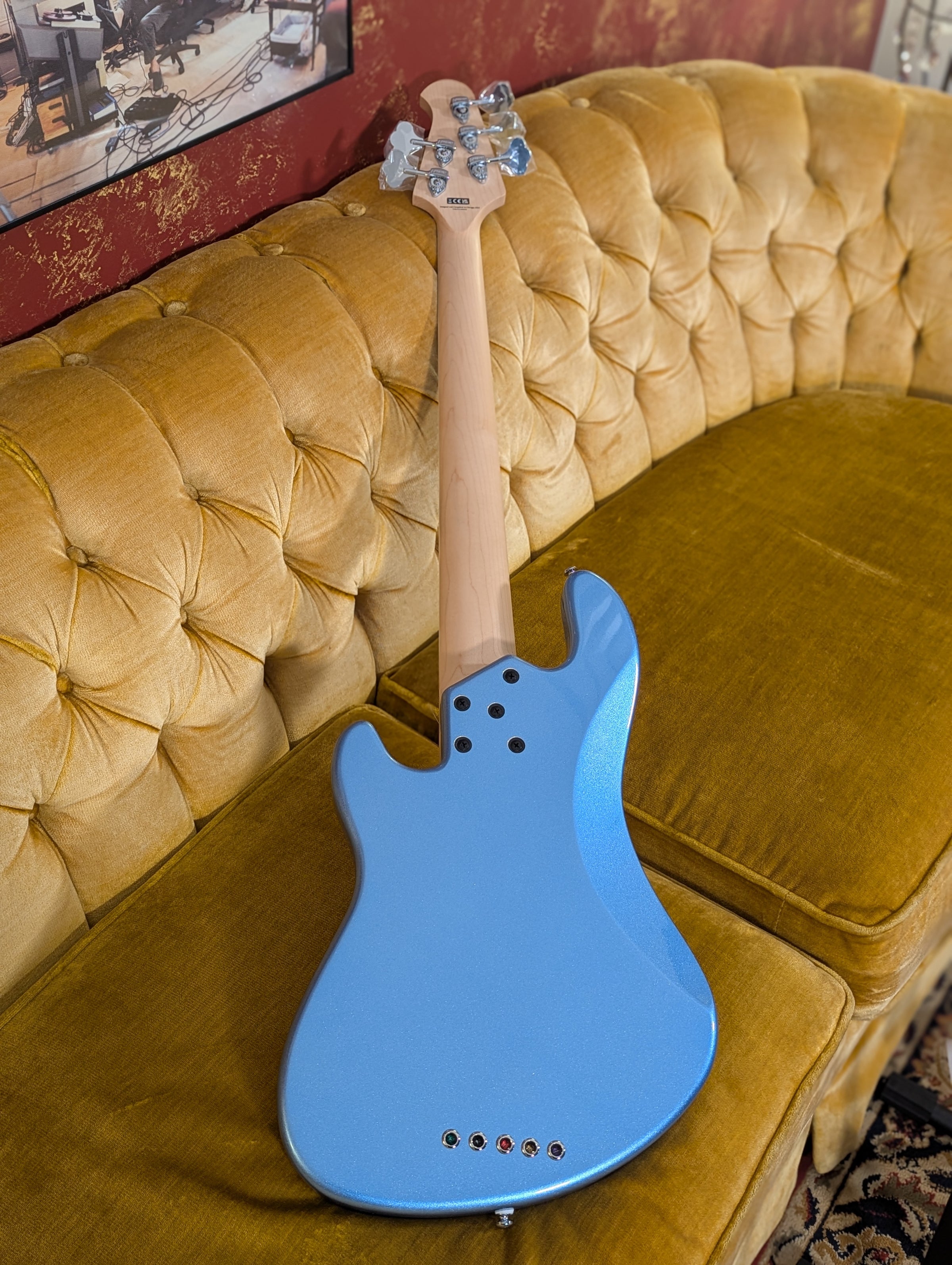 Lakland Skyline Darryl Jones DJ5 -5 String Bass - Lake Placid Blue