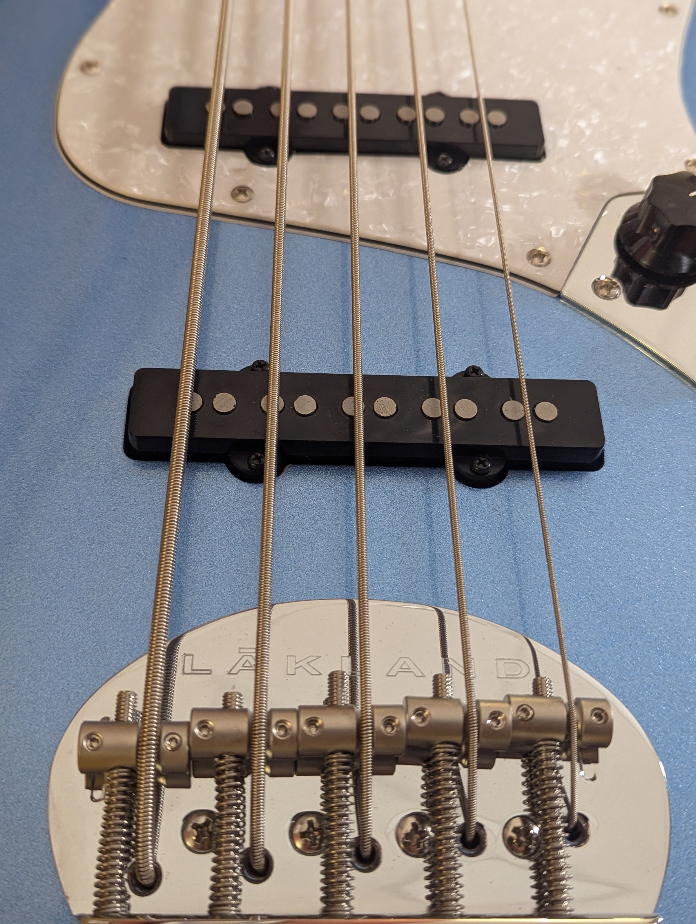 Lakland Skyline Darryl Jones DJ5 -5 String Bass - Lake Placid Blue