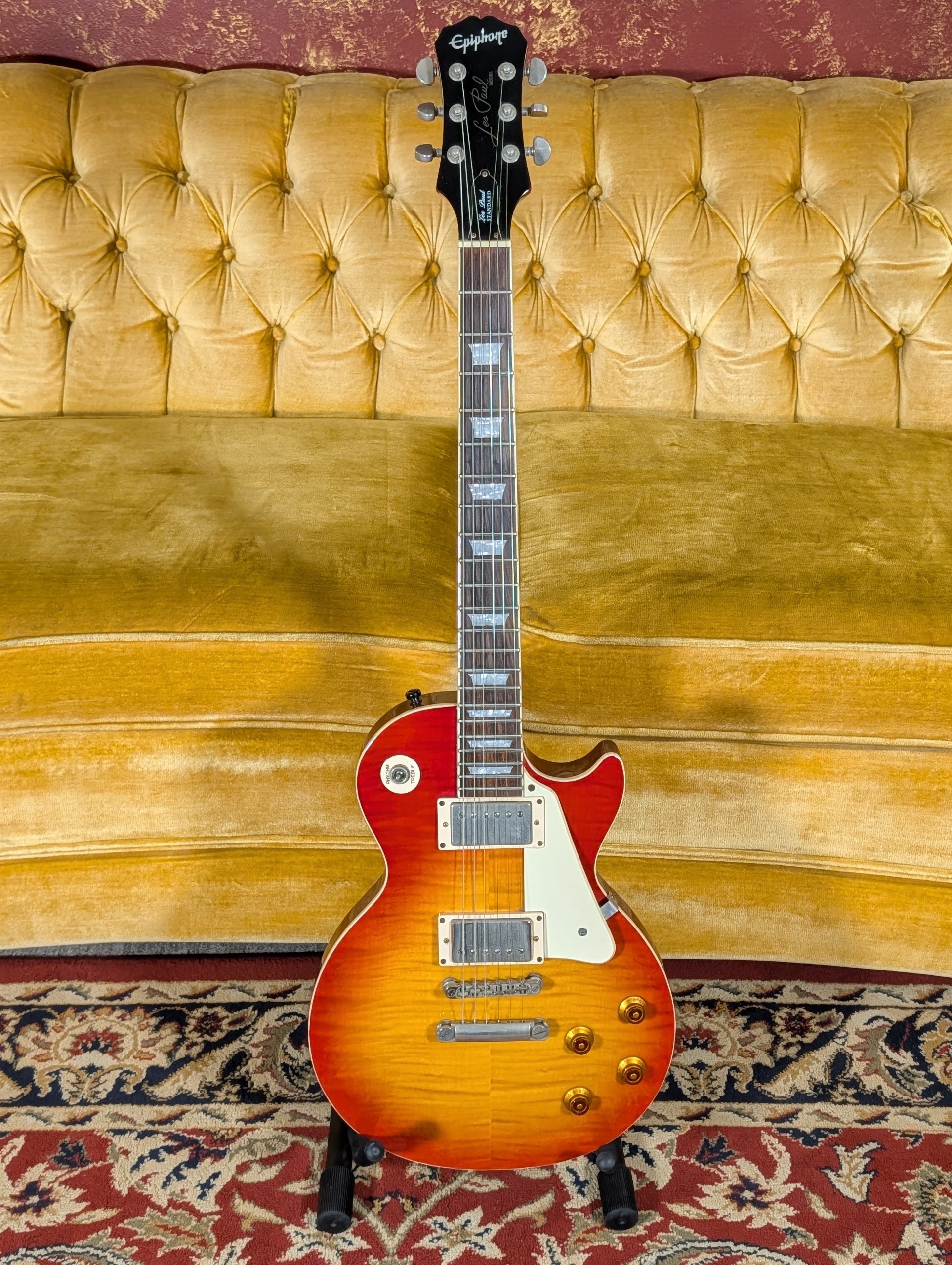 Epiphone Les Paul Standard Plus Top : SN 0909121952 | Tone Central